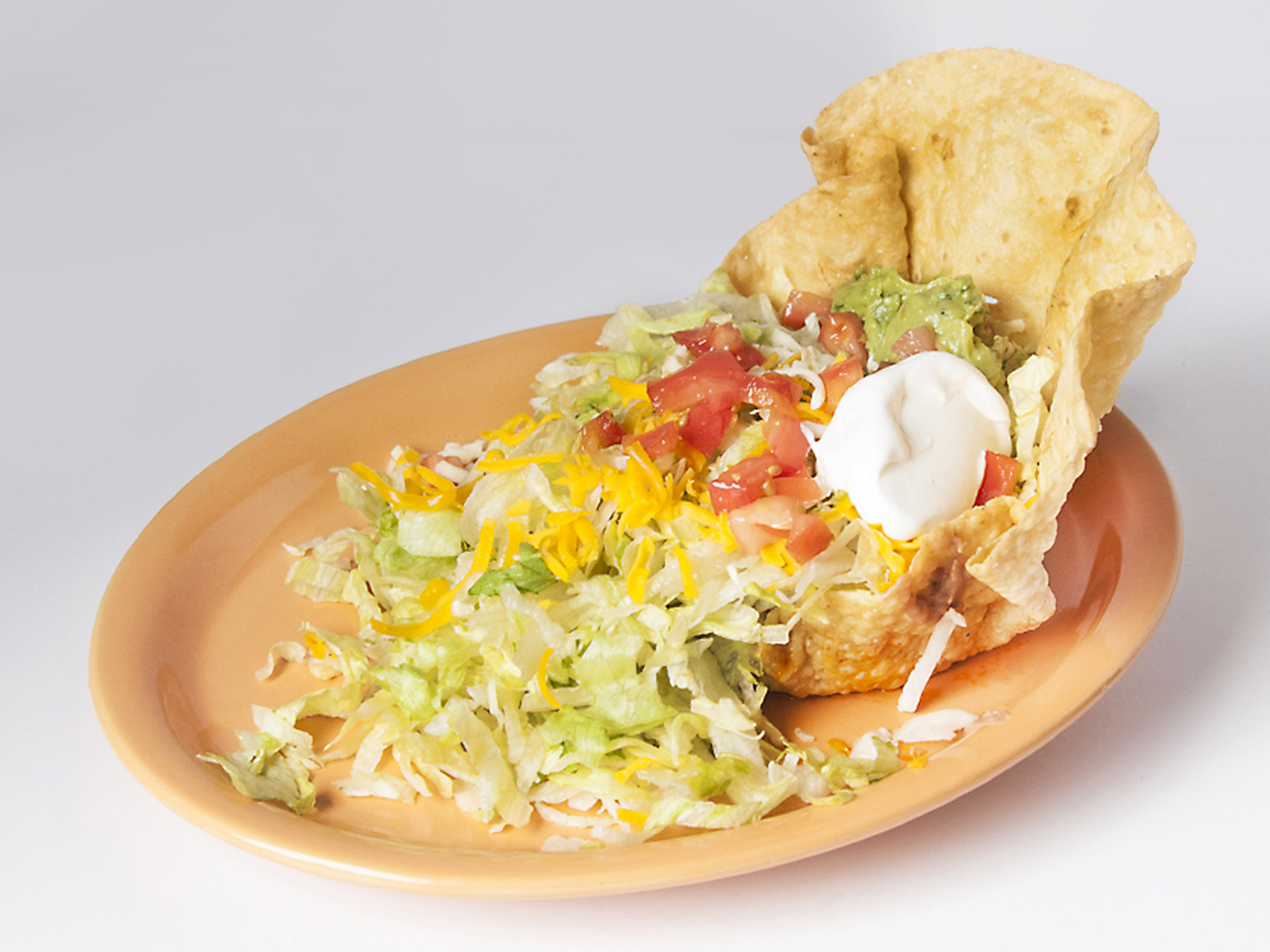 Order Taco Salad food online from Fiesta Mexicana store, La Crosse on bringmethat.com