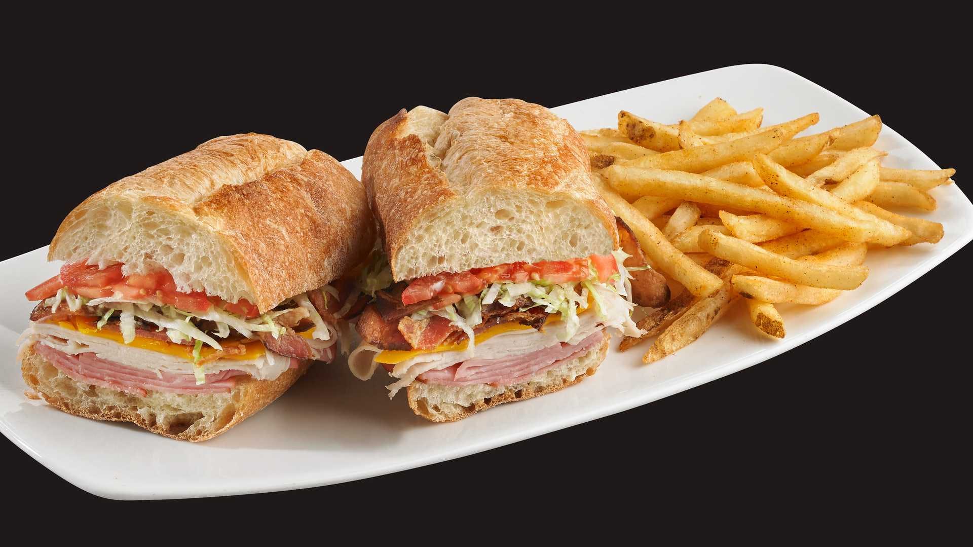 Order Club Sandwich - Sandwiches food online from Boston Restaurant & Sports Bar store, Citrus Heights on bringmethat.com