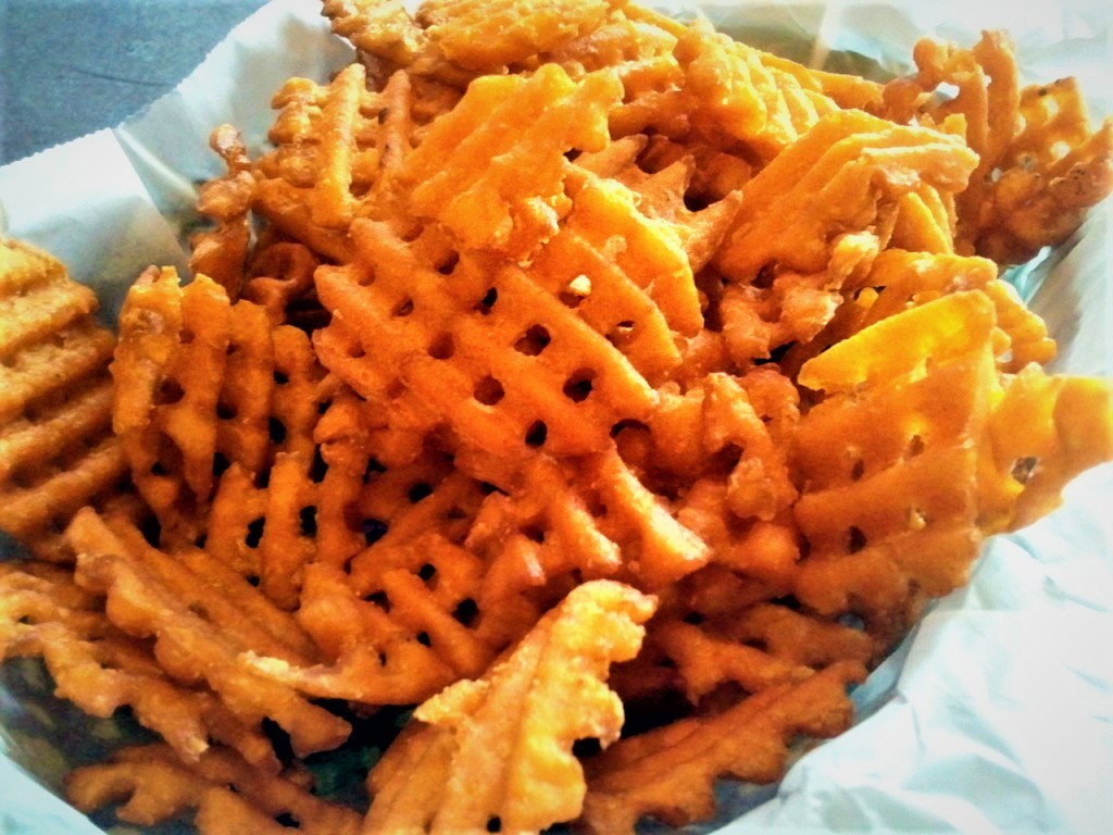 Order Waffle Fries food online from Atomic wings store, New York on bringmethat.com