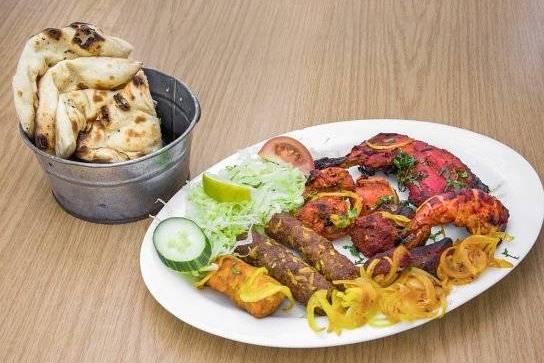 Order Tandoori Mixed Grill food online from Baisakhi Dhaba store, Johnson City on bringmethat.com