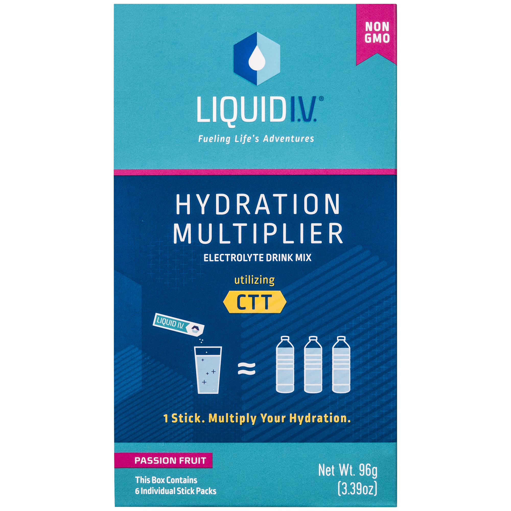 Order Liquid I.V. Hydration Multiplier - Passion Fruit Flavor, 6 ct food online from Rite Aid store, CORNING on bringmethat.com
