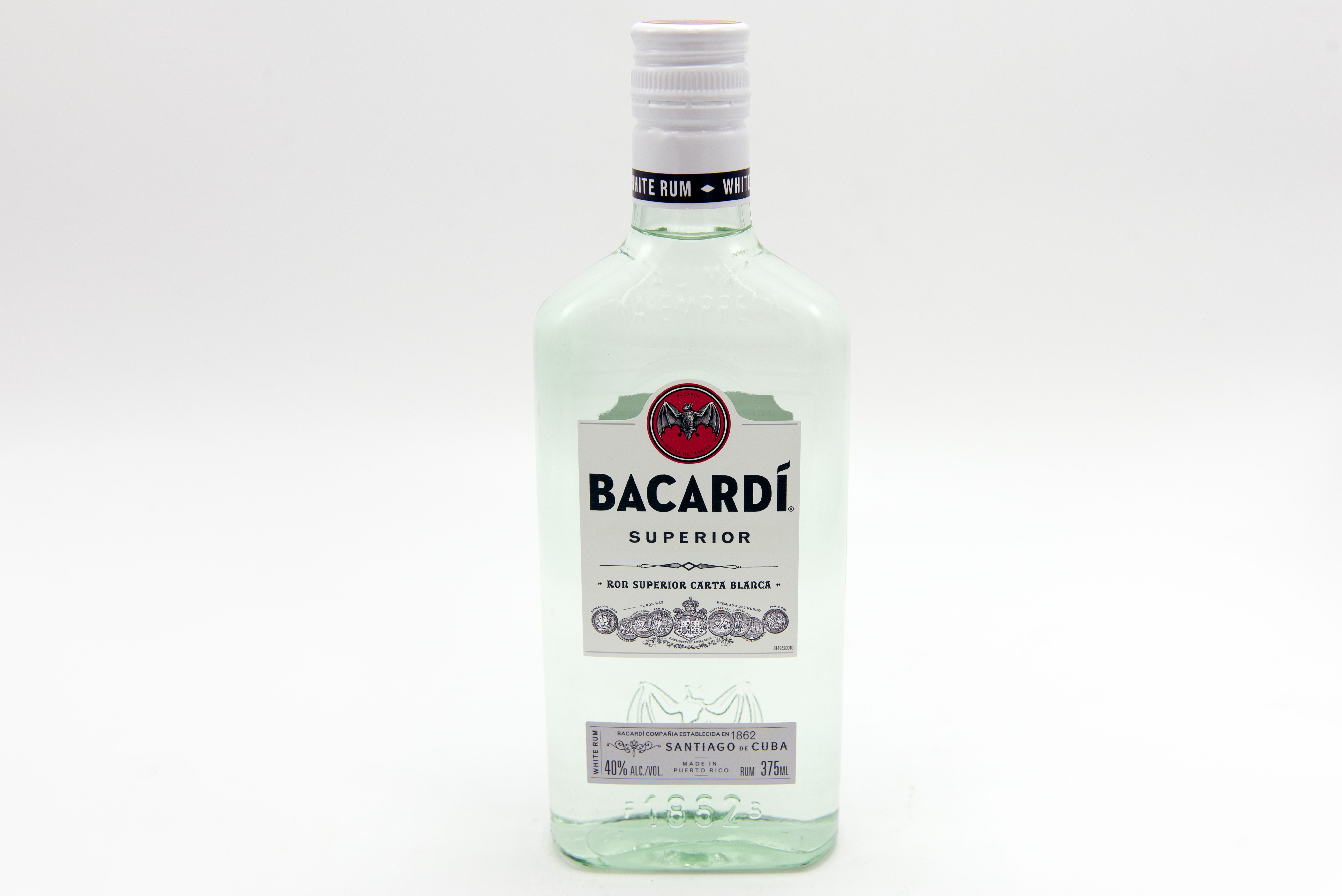 Order Bacardi Superior, 375mL Rum food online from Sandpiper Liquors store, Summerland on bringmethat.com