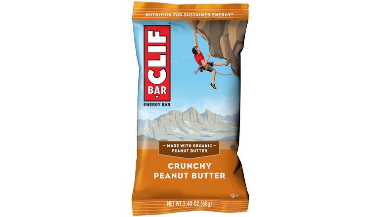 Order Clif Bar Peanut Butter 2.4oz food online from Quickchek store, Lake Hopatcong on bringmethat.com