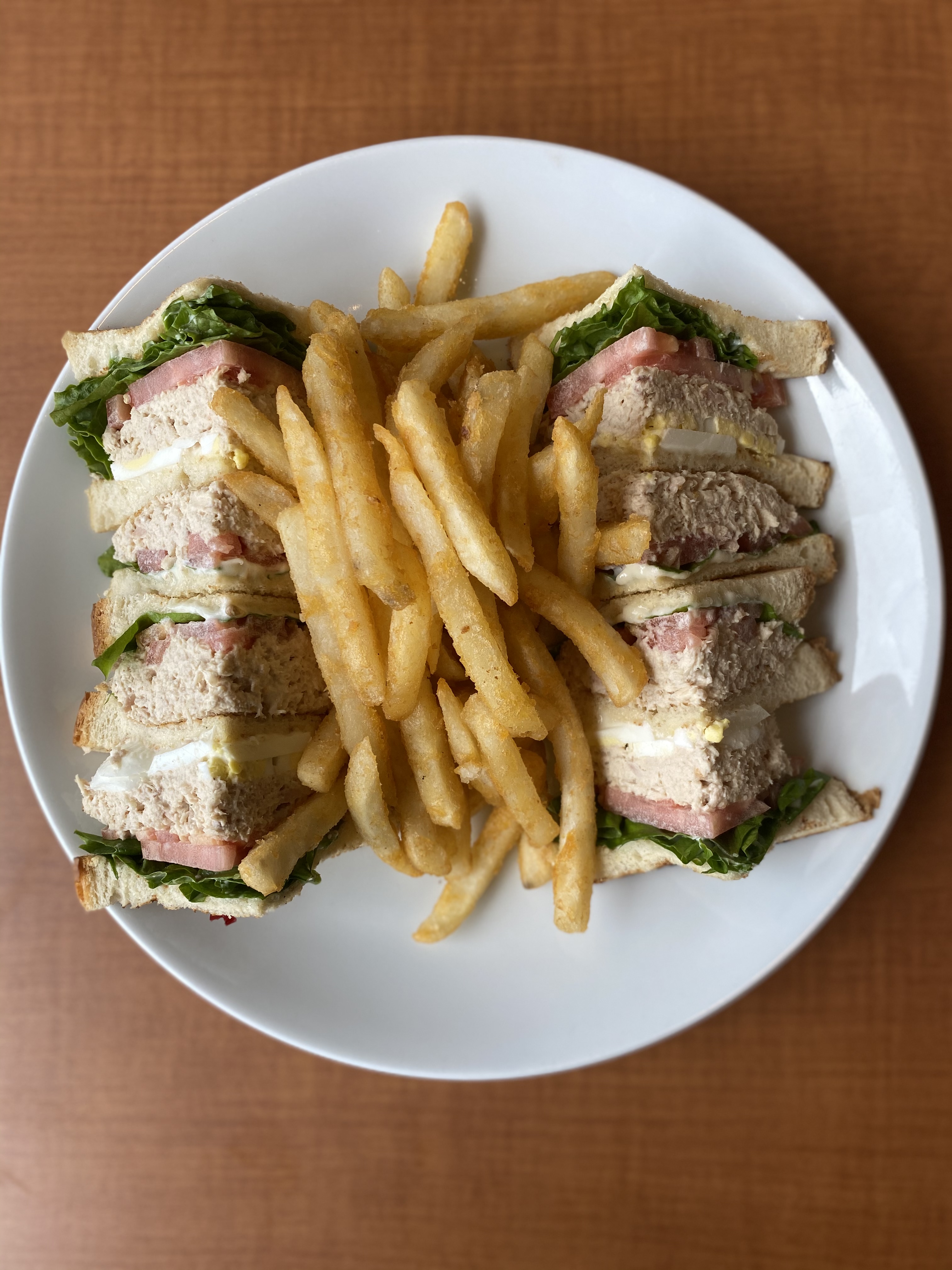 Order Tuna Club Sandwich food online from Penrose Diner store, Philadelphia on bringmethat.com