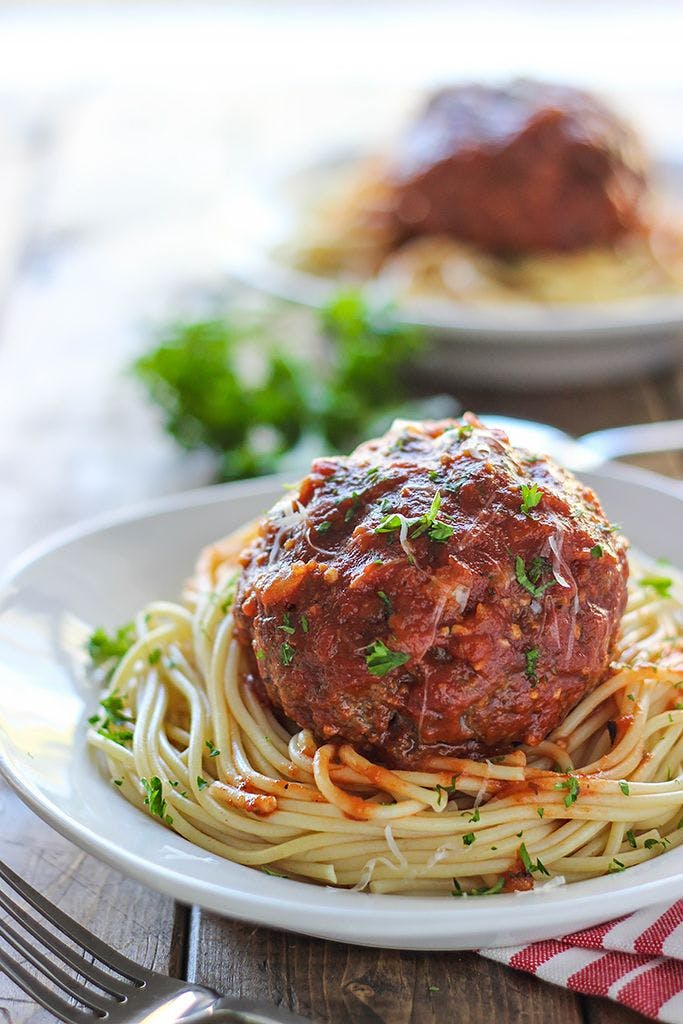 Order Kid's Spaghetti with One Meatball - Kids food online from Tani Pizza store, Butler on bringmethat.com