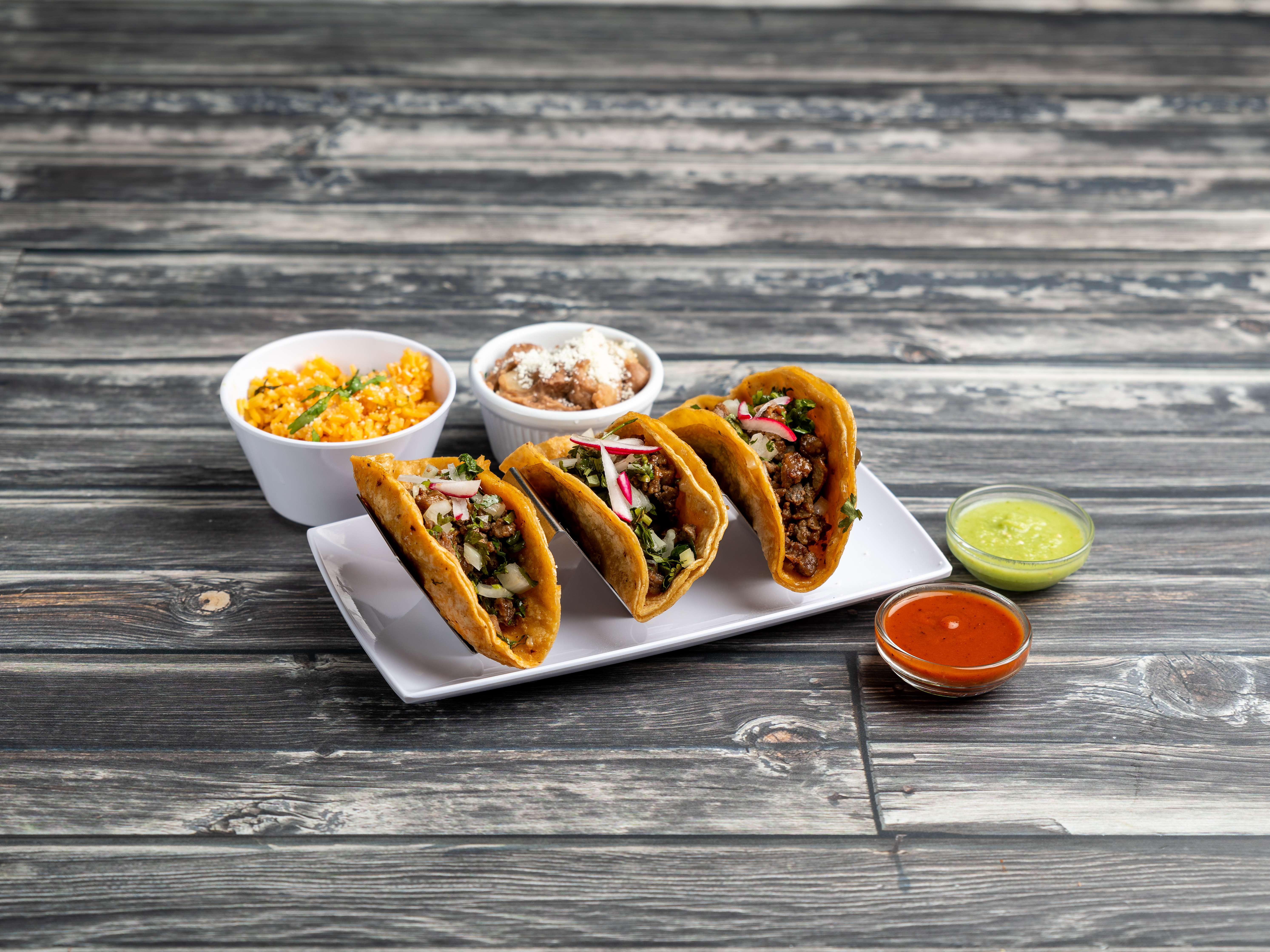 Order Taco Dinner Special food online from Cilantro Taco House store, Chicago on bringmethat.com