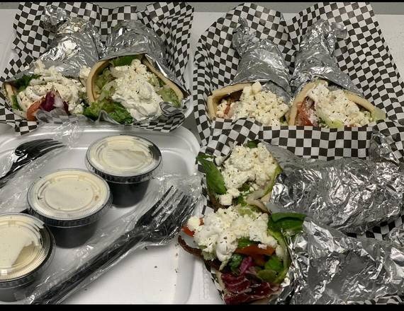 Order Chicken Gyro Wrap food online from The Pizza Cutters store, Syracuse on bringmethat.com