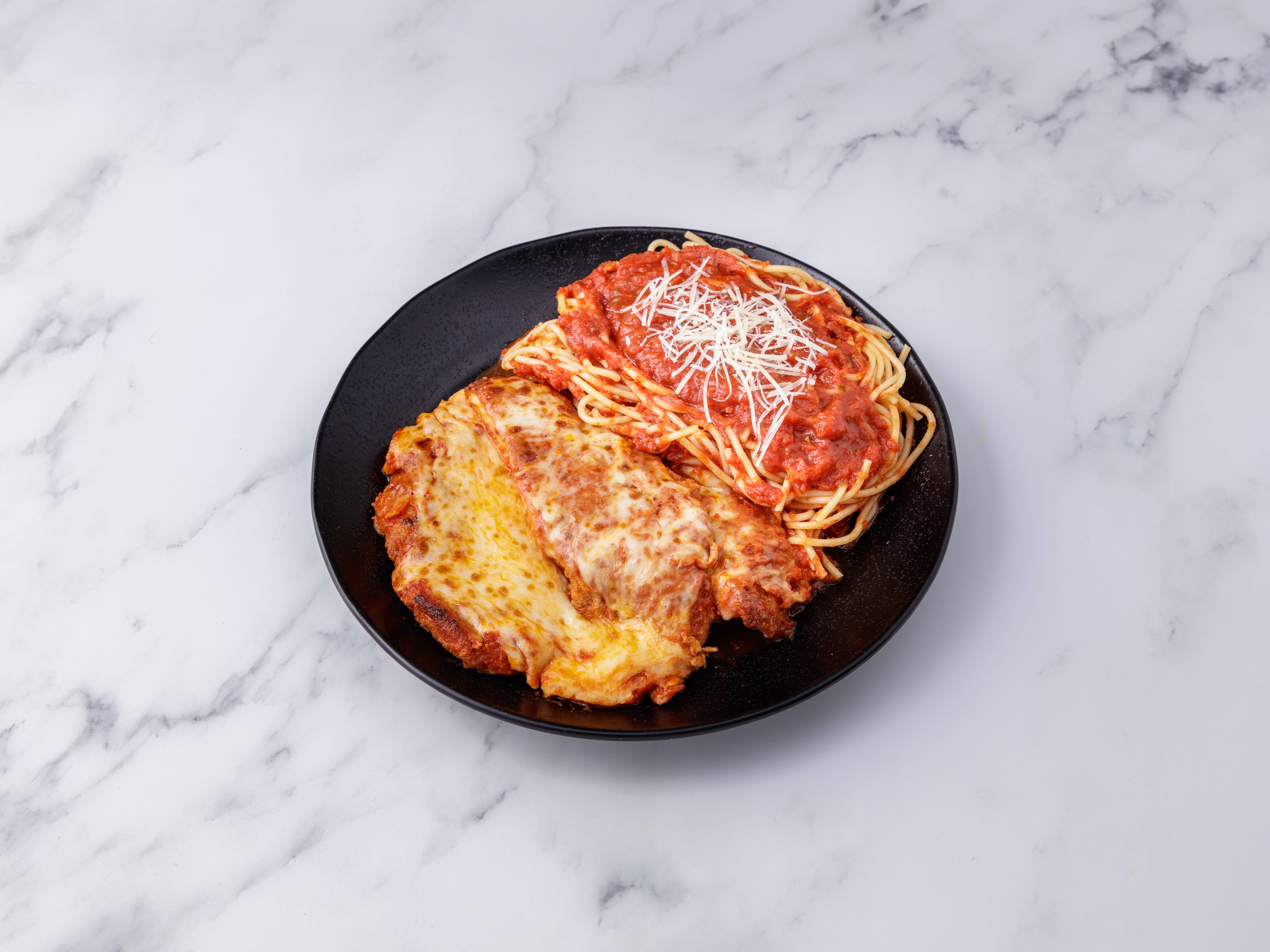 Order Boneless Chicken Parmigiana food online from Angelo's Pizza store, Bloomfield on bringmethat.com