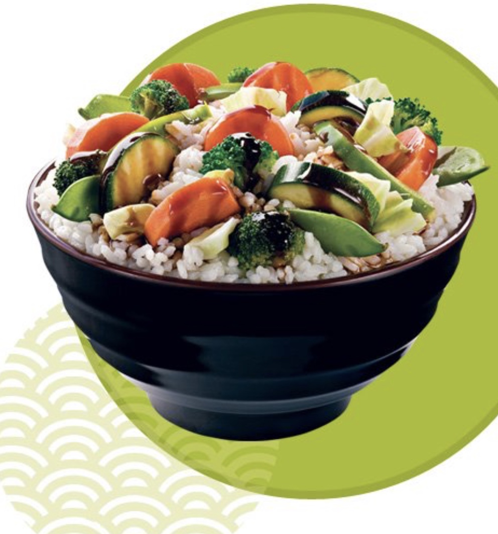 Order Veggie Teriyaki Bowl food online from Samurai Sam's store, Las Vegas on bringmethat.com