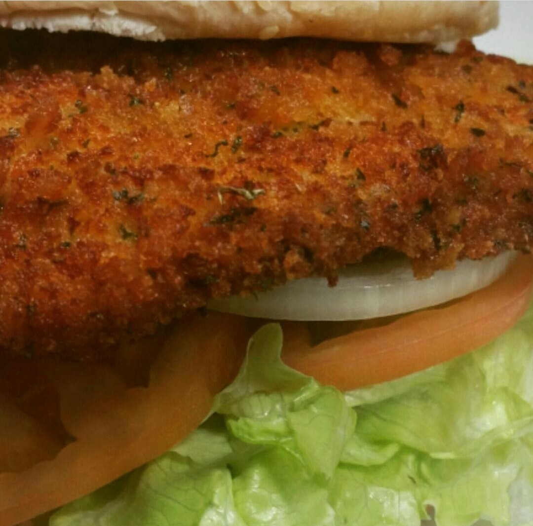 Order Crispy Chicken Burger food online from Pizza Party Time store, Ridgefield on bringmethat.com