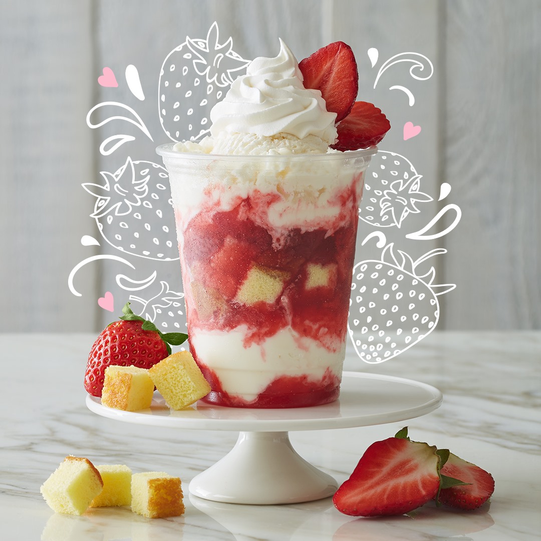 Order Strawberry Shortcake  food online from Marble Slab Creamery Inc store, Conroe on bringmethat.com