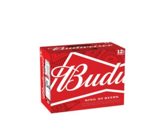 Order Budweiser 12 cans | 5% abv food online from Pink Dot store, Lemon Grove on bringmethat.com