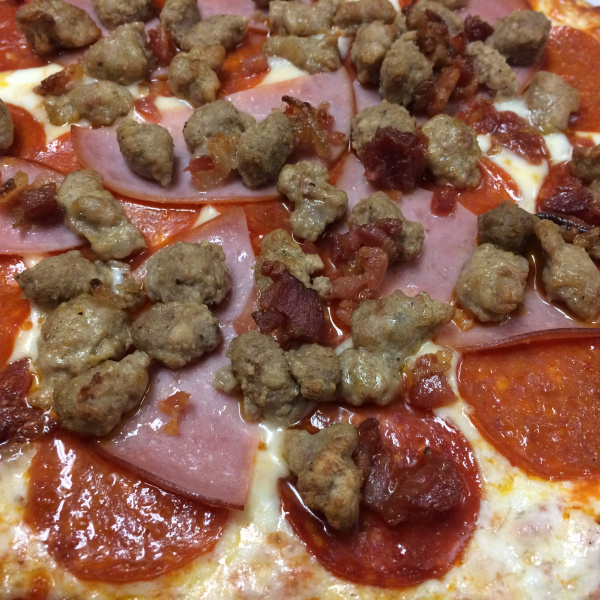 Order Meat Lover Pizza food online from Ipizza store, Newark on bringmethat.com