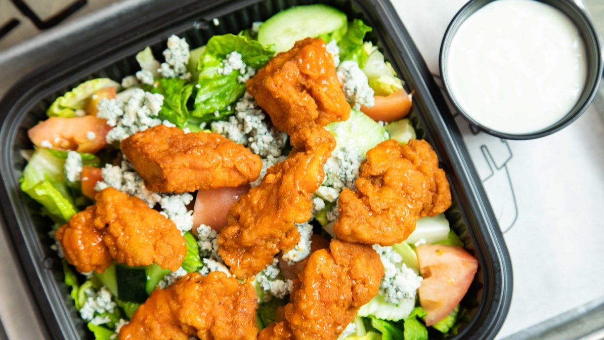 Order Buffalo Chicken Salad food online from Go Burger store, Mount Sinai on bringmethat.com