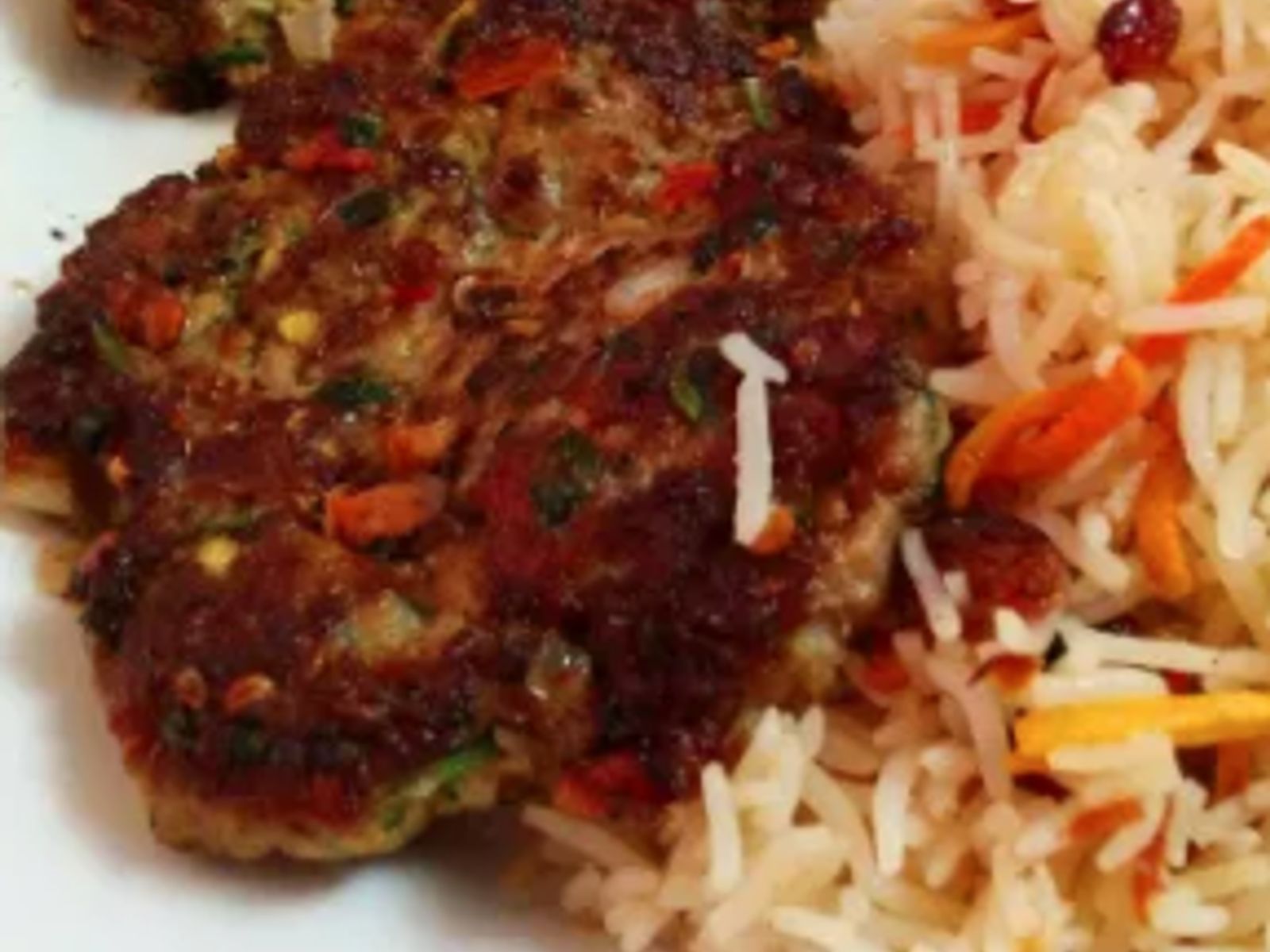 Order Chicken Chapli Kabab Platter food online from Curry Home store, Pittsburgh on bringmethat.com