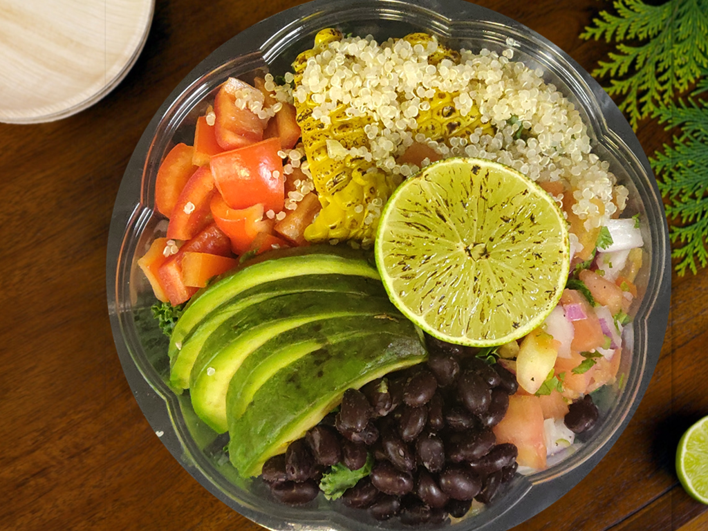 Order Vegan Kale Quinoa Salad food online from Gnarly Eats store, Brooklyn on bringmethat.com