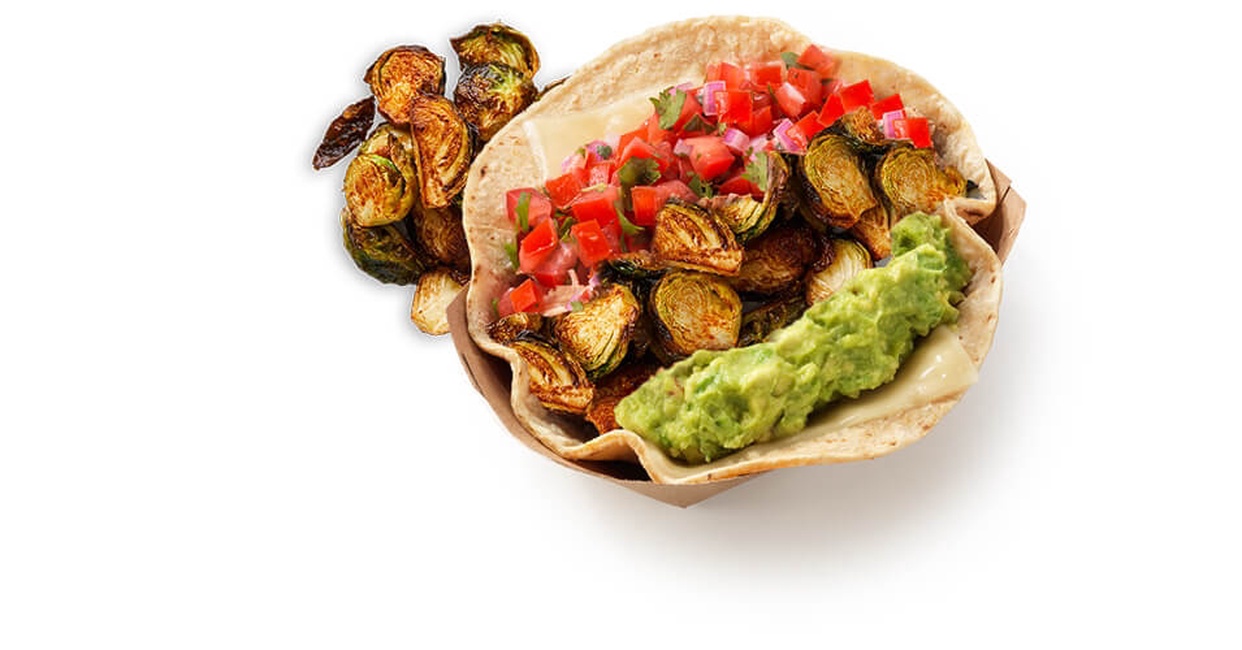 Order Brussels Sprouts Taco food online from Dos Toros Taqueria store, New York on bringmethat.com