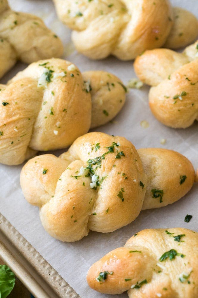 Order Garlic Knots - Appetizer food online from Shorty Bell Pizza store, Detroit on bringmethat.com