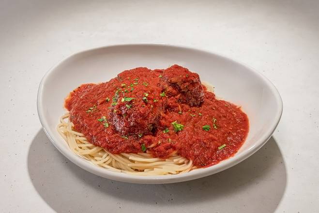 Order Pasta with Meatballs food online from Red Devil Italian Restaurant store, Phoenix on bringmethat.com
