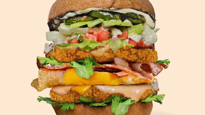 Order Haight 'N' Salsa Burger (Ultimate) food online from VeganBurg store, San Francisco on bringmethat.com