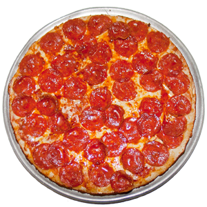 Order Double Pepperoni Pizza (Small - 9") food online from Pizza Plus store, Kingsport on bringmethat.com