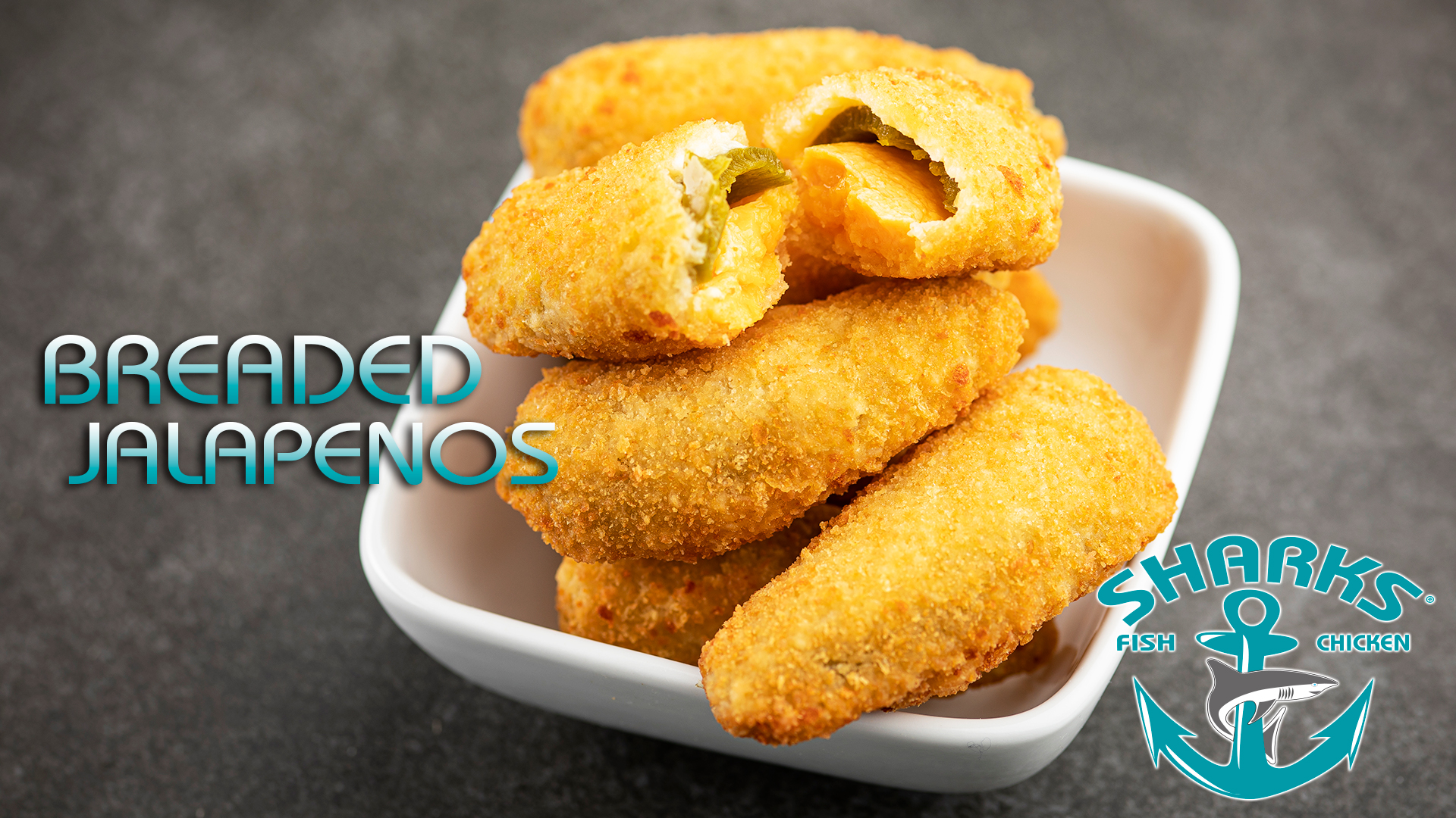 Order Stuffed Jalapeno Poppers food online from Sharks Fish & Chicken store, Chicago on bringmethat.com