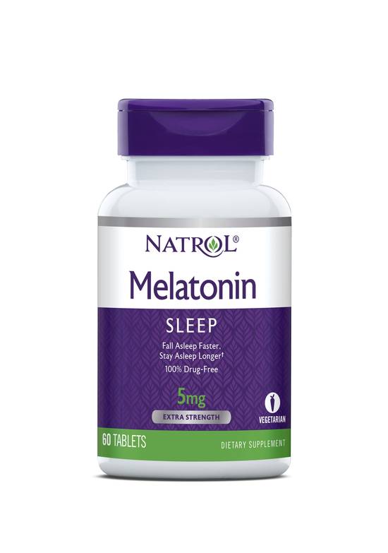 Order Natrol Melatonin Sleep Tablets 5mg (60 ct) food online from Rite Aid store, Palm Desert on bringmethat.com