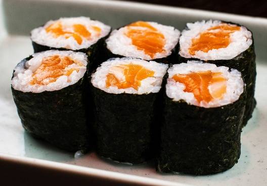 Order Salmon Roll food online from Wu's Garden store, Upper Leacock on bringmethat.com