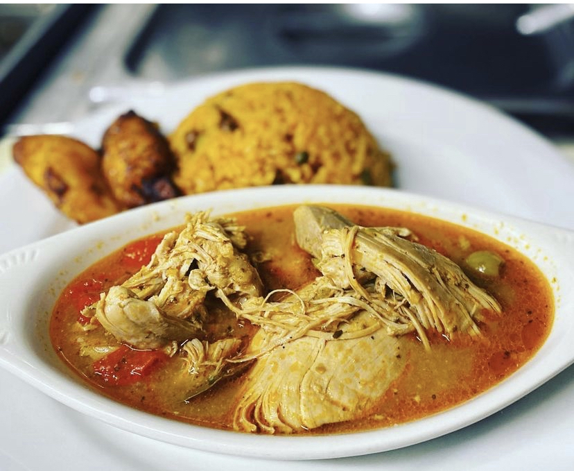 Order Combo #3 Stewed Chicken / Pollo Guisado food online from Virellas Sweets store, Easton on bringmethat.com