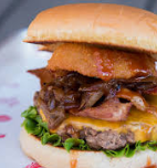 Order Southwestern Burger food online from Snuffy's Malt Shop store, Bloomington on bringmethat.com