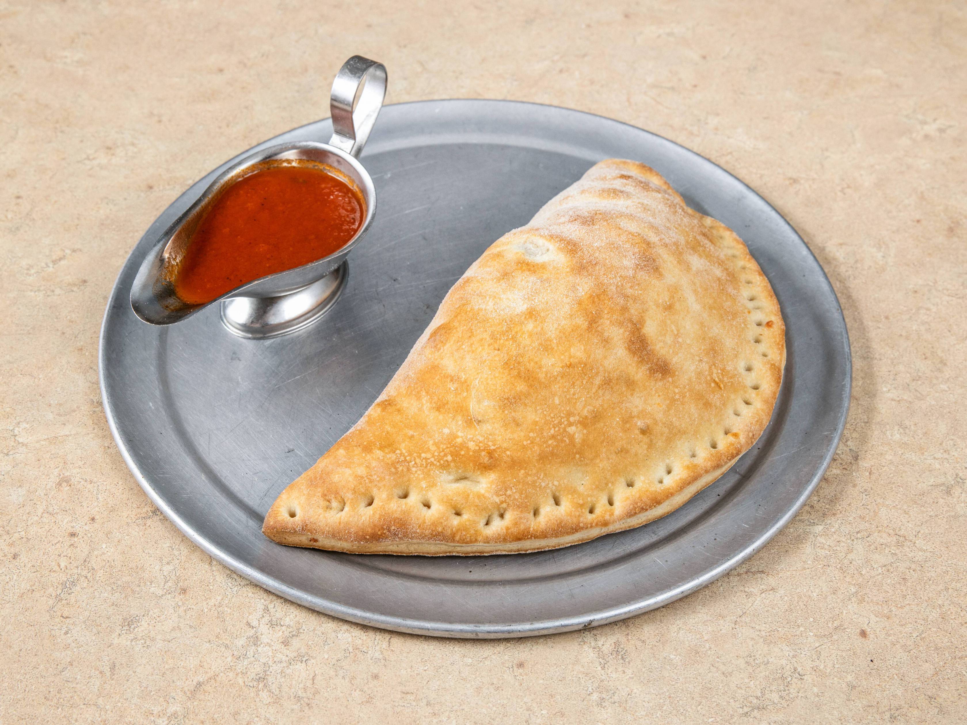Order Plain Calzone food online from Frank's Trattoria store, Caldwell on bringmethat.com