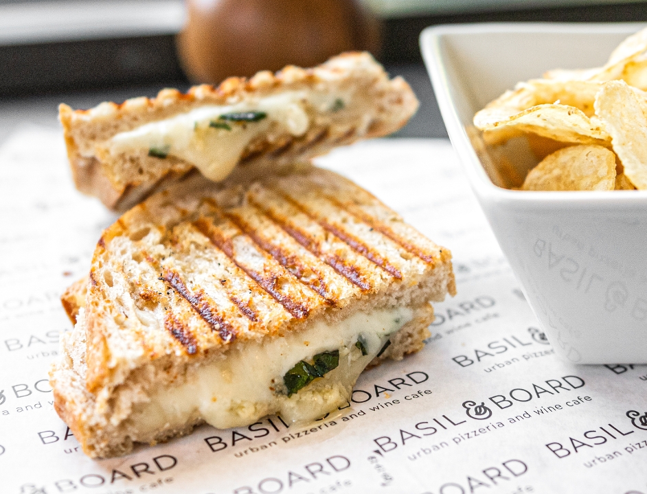 Order Grown-up Grilled Cheese Panini food online from Basil & Board store, Salem on bringmethat.com