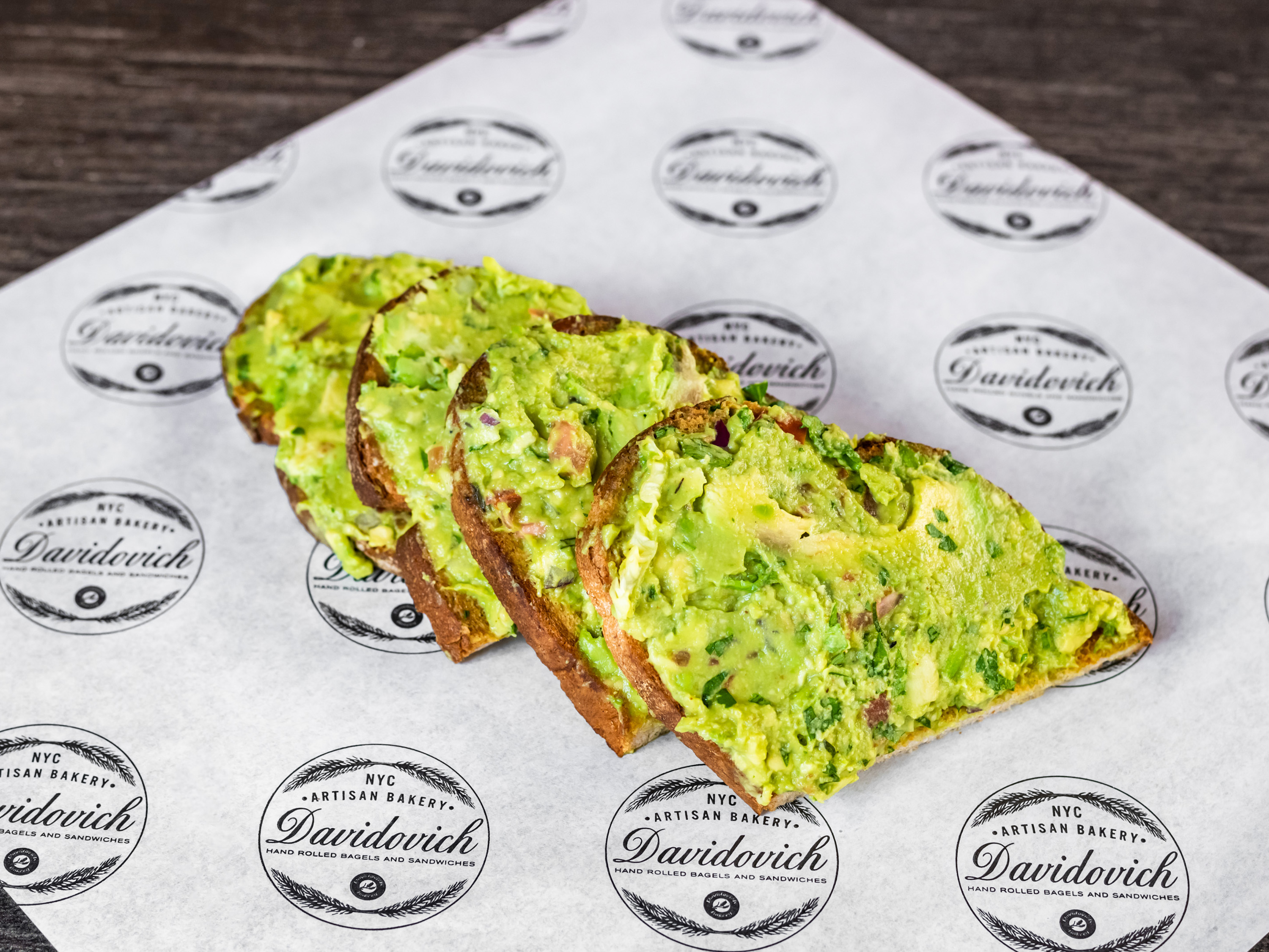 Order Avocado Toast food online from Davidovich bakery catering store, New York on bringmethat.com