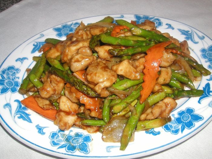 Order Chicken and Asparagus food online from Rice Bowl store, Chico on bringmethat.com