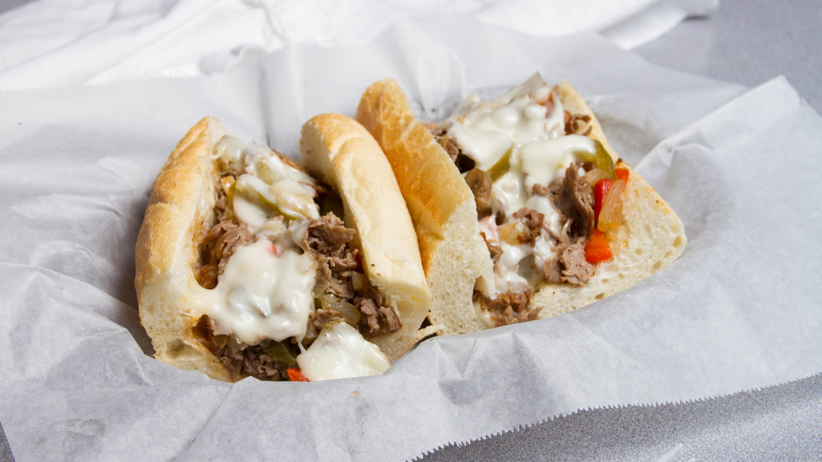 Order Lee's South Philly Half 9" food online from Lee's Hoagie House of Lake Wylie store, Clover on bringmethat.com