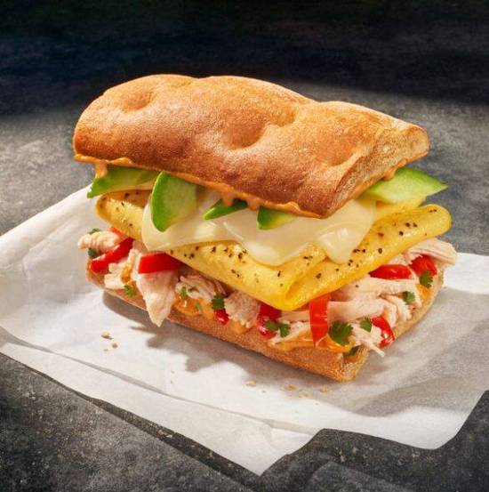 Order Chipotle Chicken, Scrambled Egg & Avocado on Ciabatta food online from Panera store, Willoughby on bringmethat.com