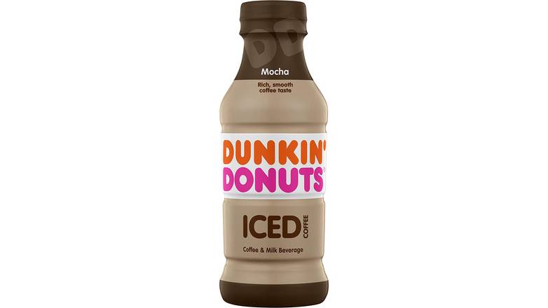 Order Dunkin Donuts Mocha Iced Coffee Drink food online from Route 7 Food Mart store, Norwalk on bringmethat.com