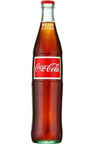 Order Coca Cola (mexican import) 1/2 L food online from Tocayo Birrieira store, Hesperia on bringmethat.com
