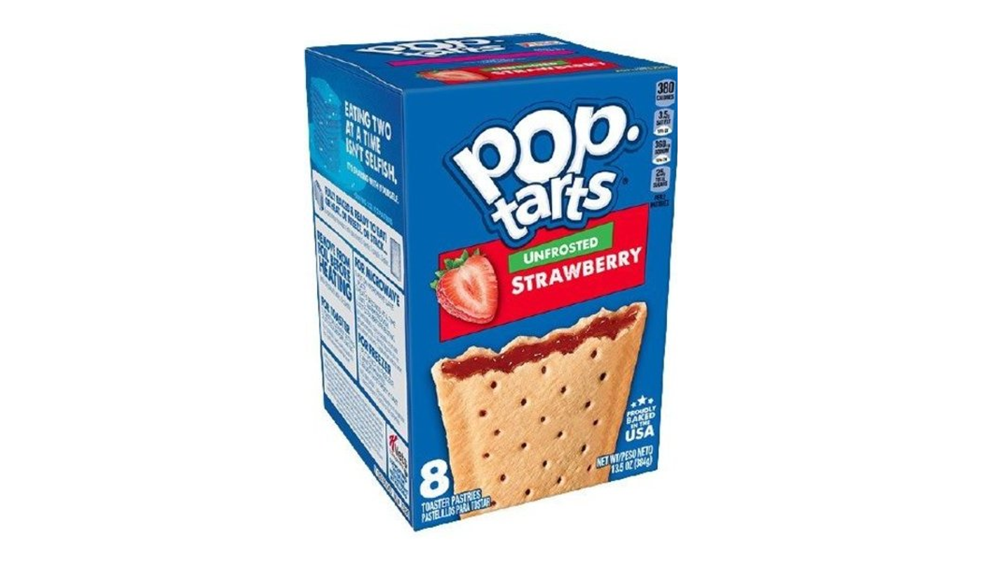 Order Kellogg's Pop Tarts Toaster Pastries Frosted Strawberry 3.67 oz Bag food online from P & B Liquor & Fine Wine store, Long Beach on bringmethat.com