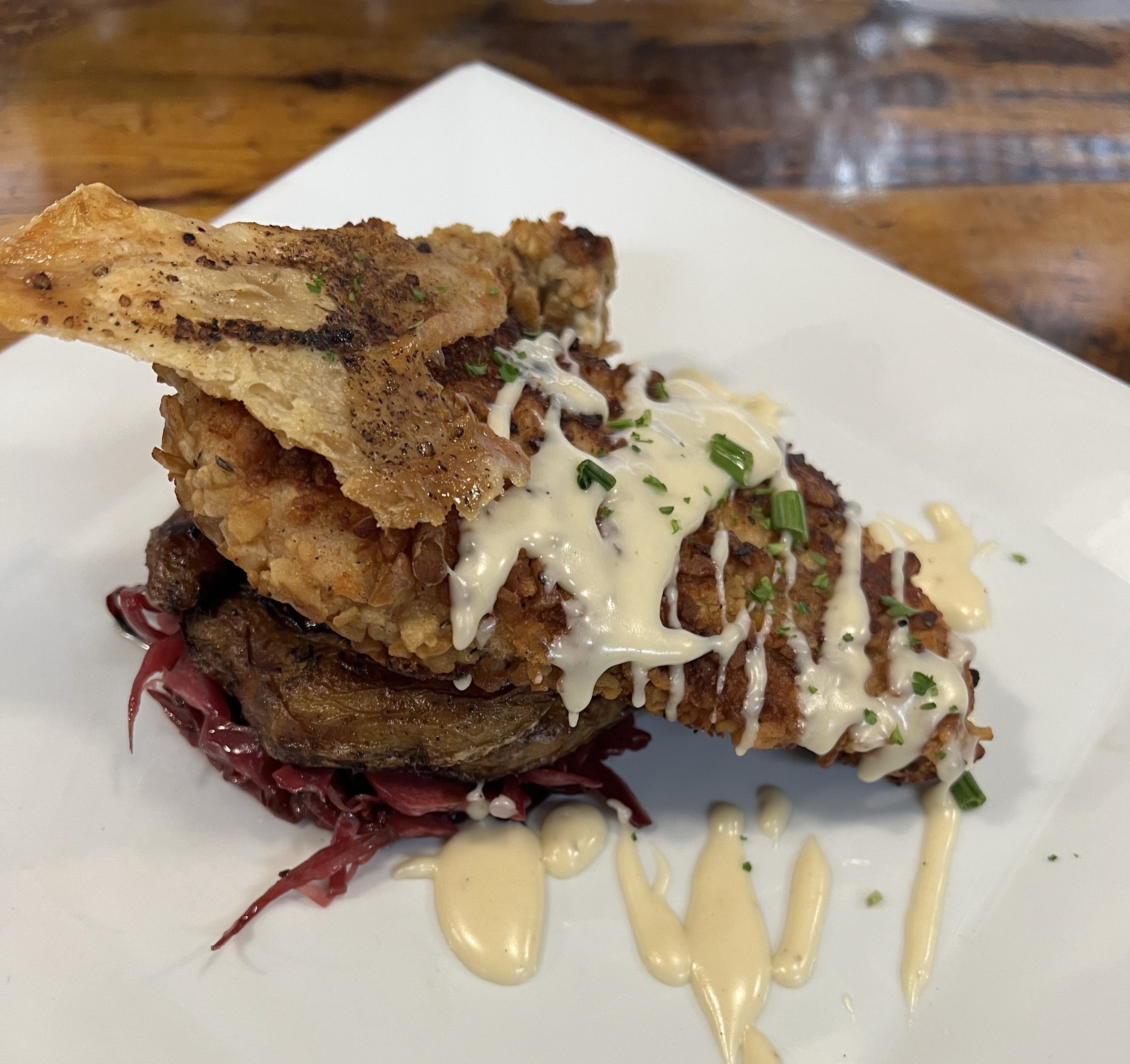 Order Chicken Schnitzel food online from The City Beer Hall store, Albany on bringmethat.com