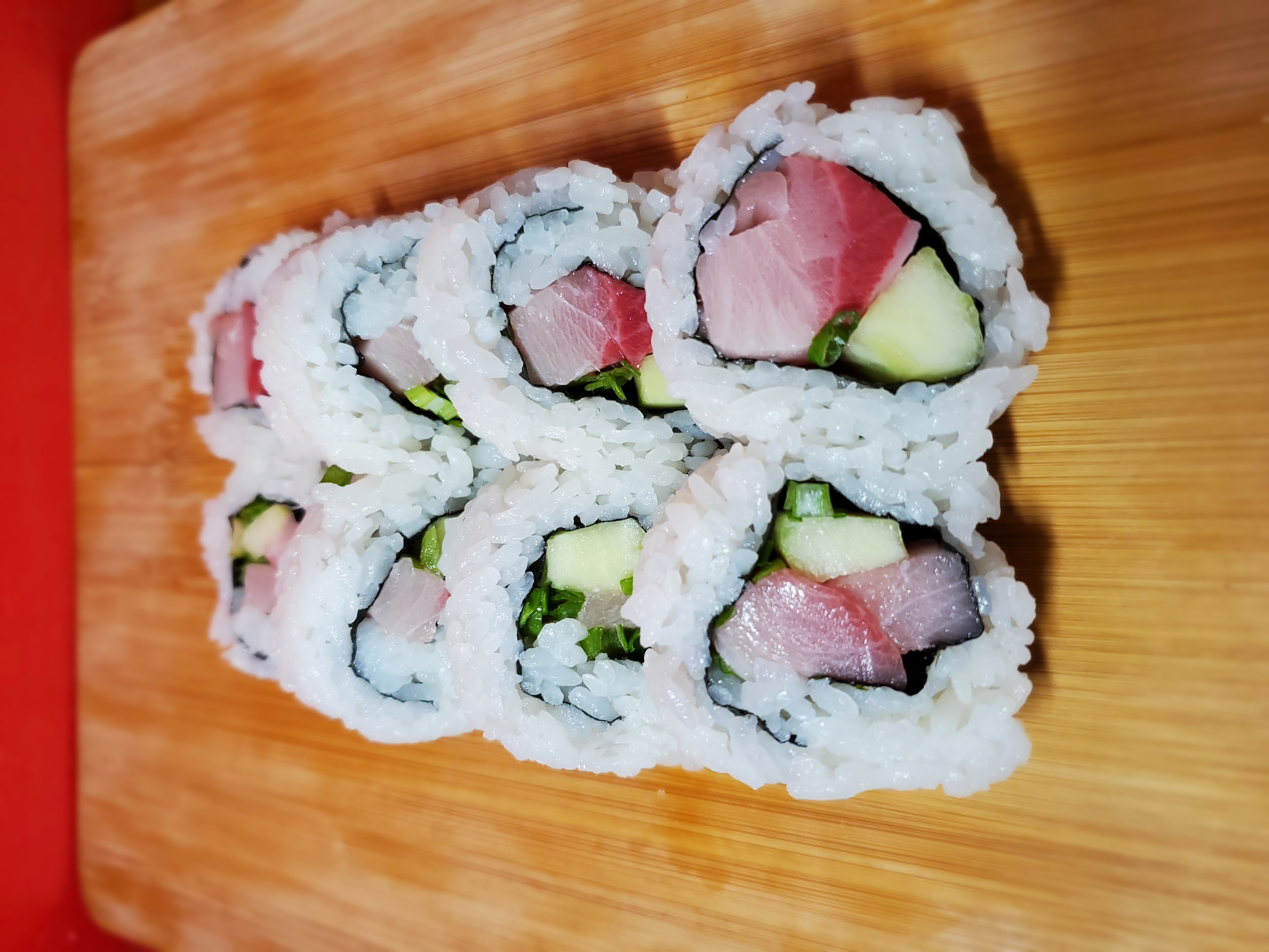 Order Yellowtail Roll food online from Yummykoreangrill.com store, Las Vegas on bringmethat.com