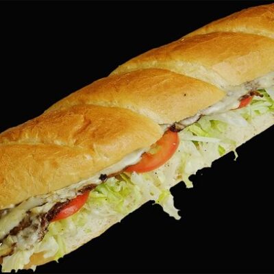 Order Steak Sub 6" food online from Francos Pizza & More store, Kenmore on bringmethat.com