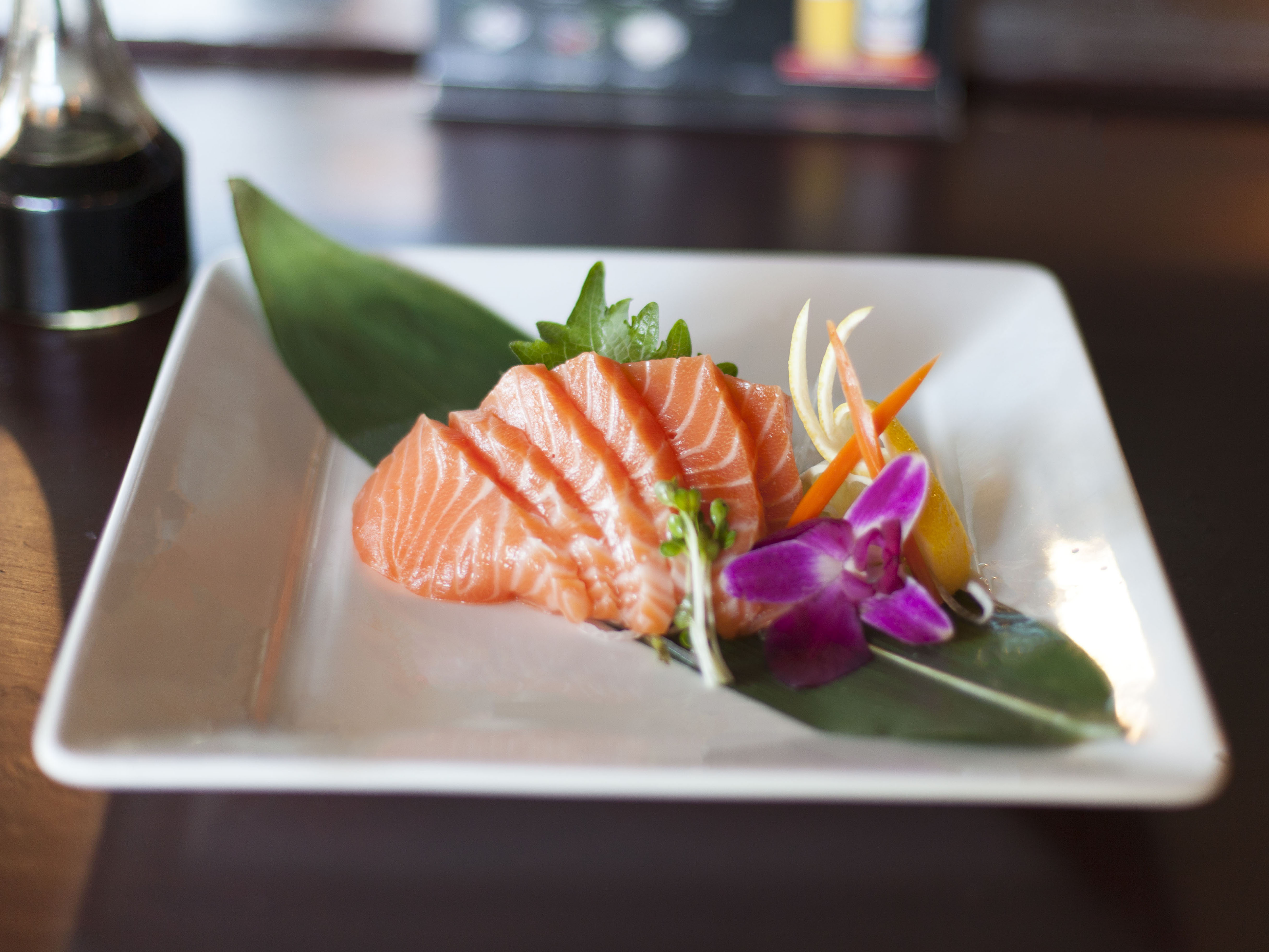 Order Salmon Sashimi food online from Kyoto Sushi store, Ventura on bringmethat.com