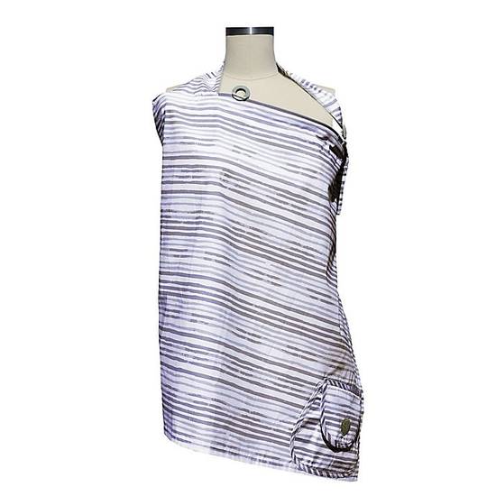 Order Boppy® Nursing Cover in Grey Watercolor Stripes food online from Bed Bath & Beyond store, Lancaster on bringmethat.com