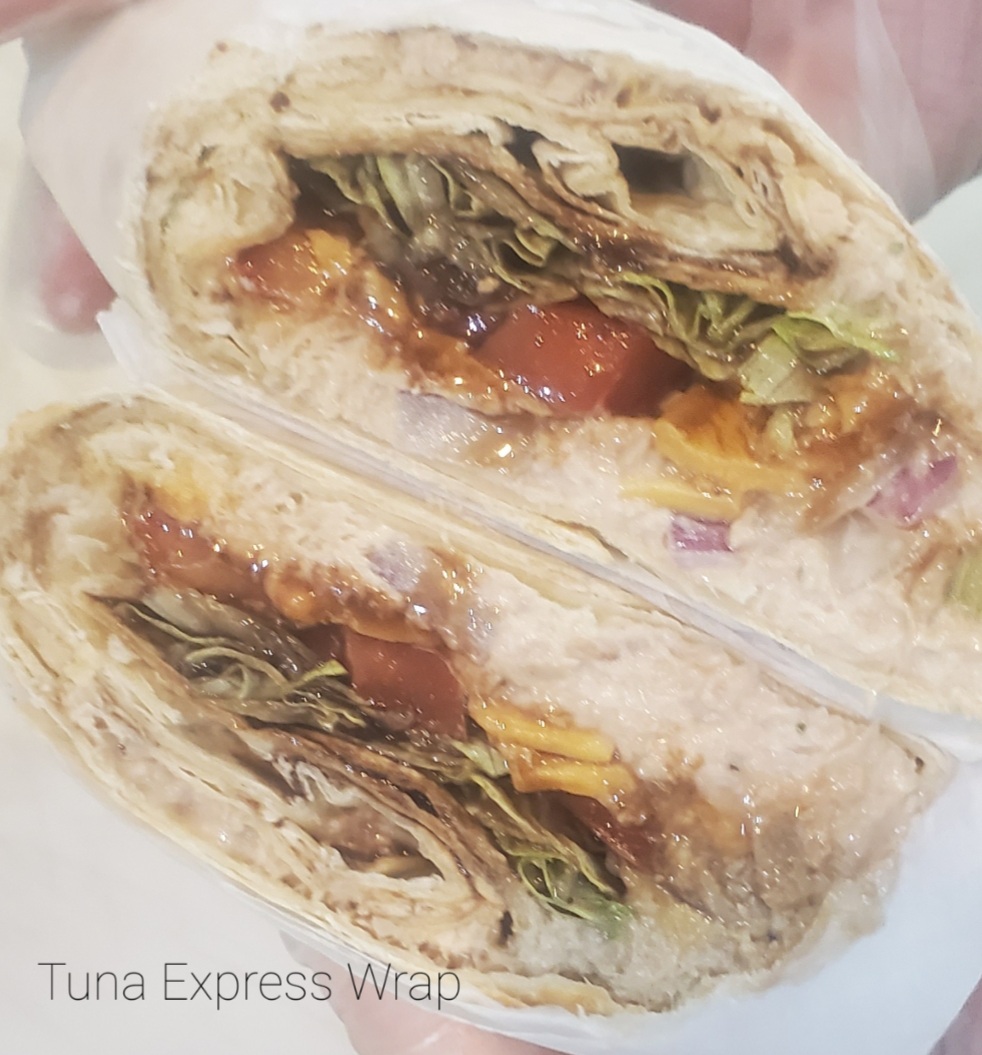 Order Tuna Express Wrap food online from Island Smoothie Cafe store, Bethpage on bringmethat.com