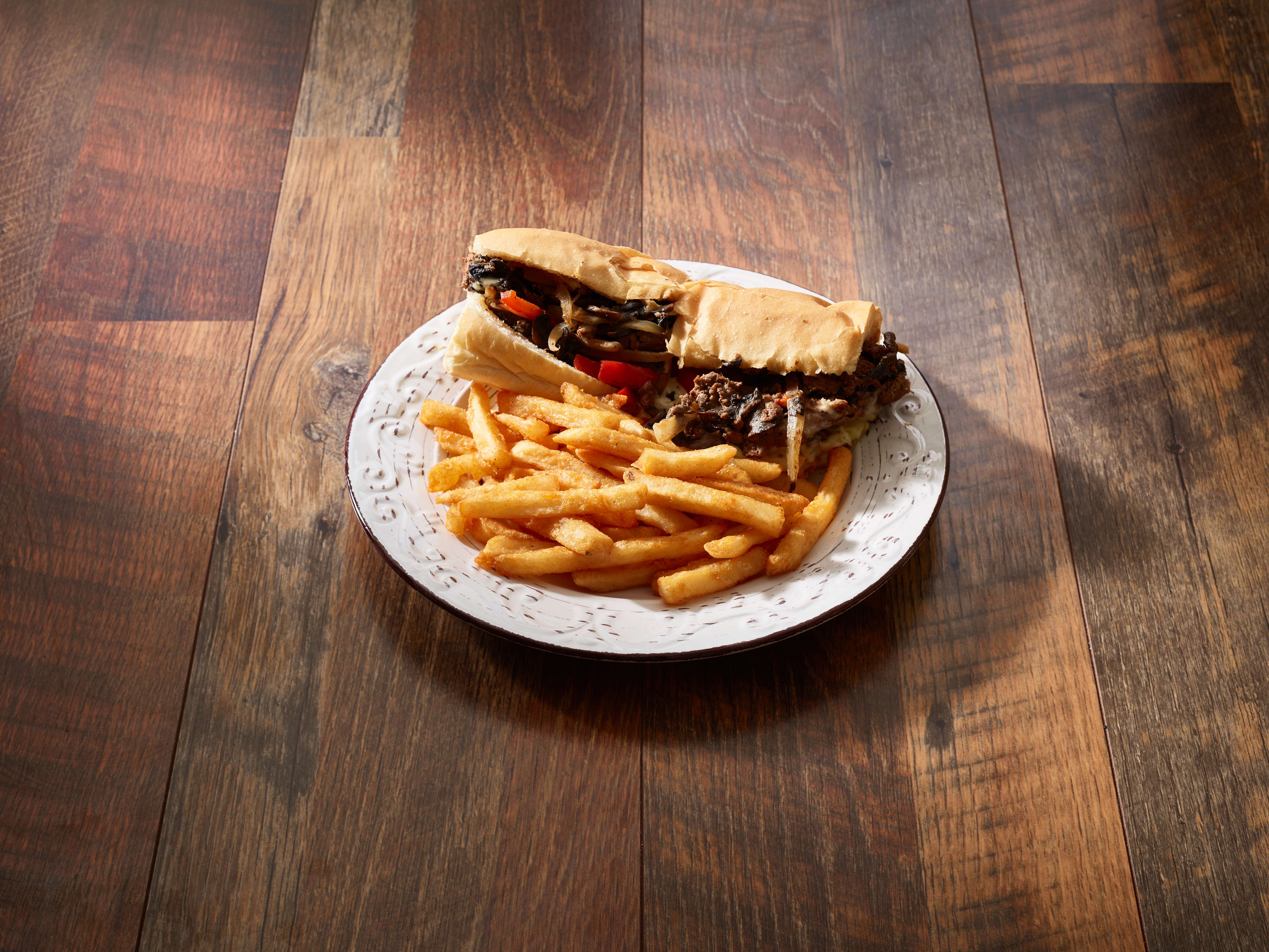Order Steak and Cheese Grinder food online from Black Sheep store, Providence on bringmethat.com