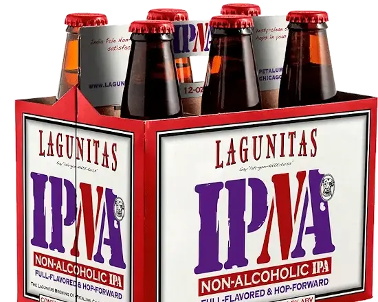 Order Lagunitas IPNA  Non Alcoholic Beer 6pk-12oz Btls food online from Sousa Wines & Liquors store, Mountain View on bringmethat.com