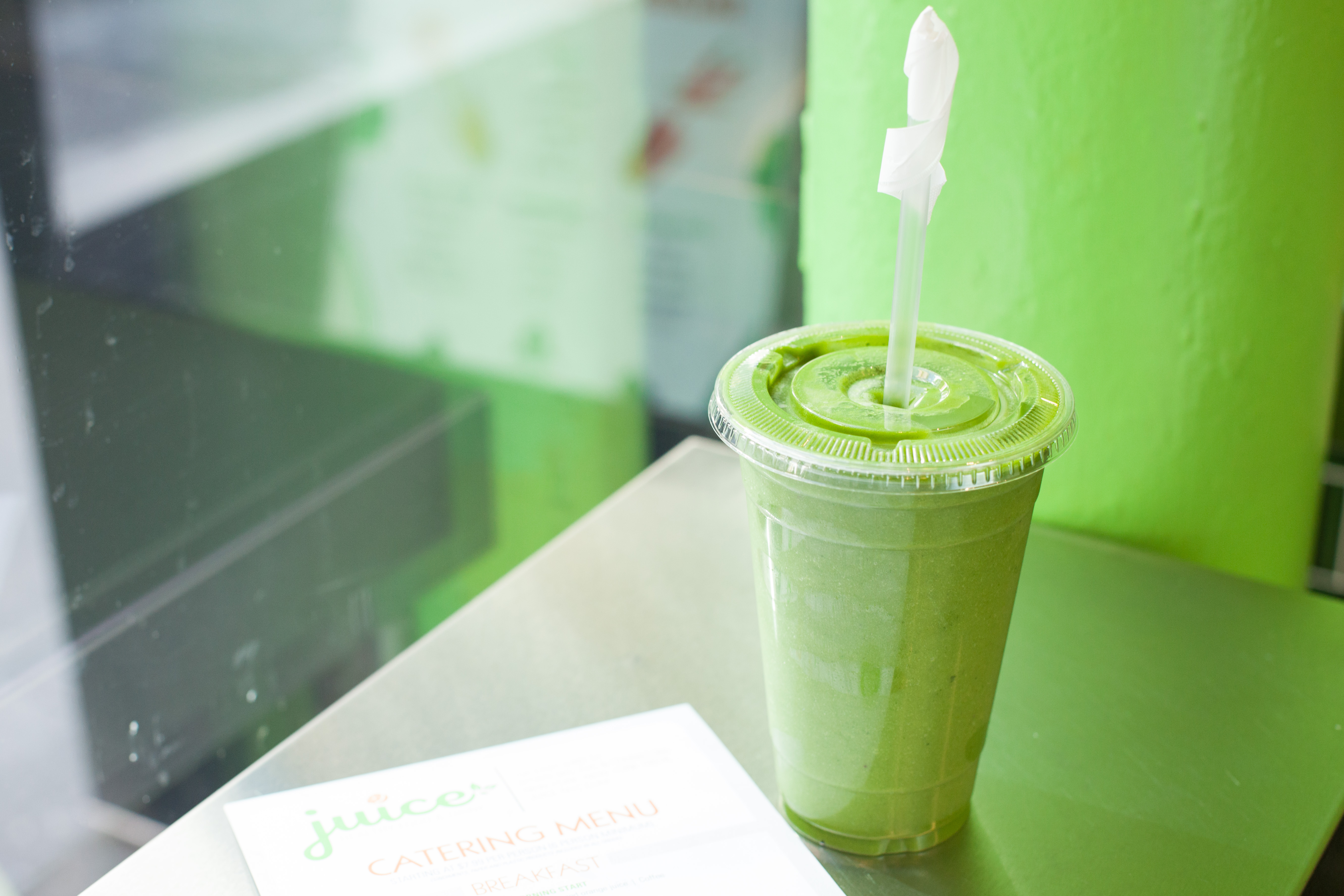 Order Lean Green Smoothie food online from Fusion Juice Bar store, New York on bringmethat.com