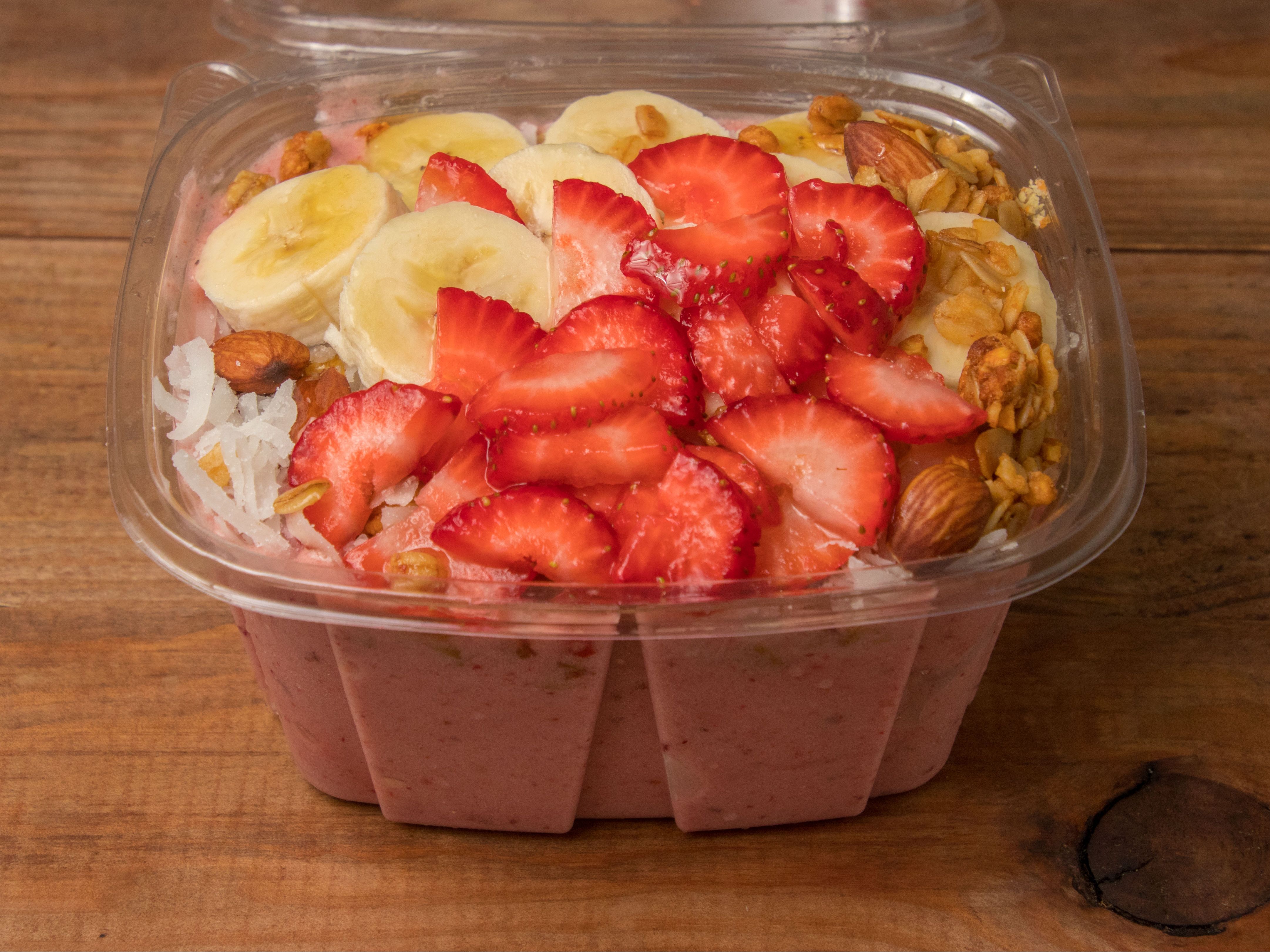 Order Strawberry Smoothie Bowl food online from Iget Juiced store, Snellville on bringmethat.com