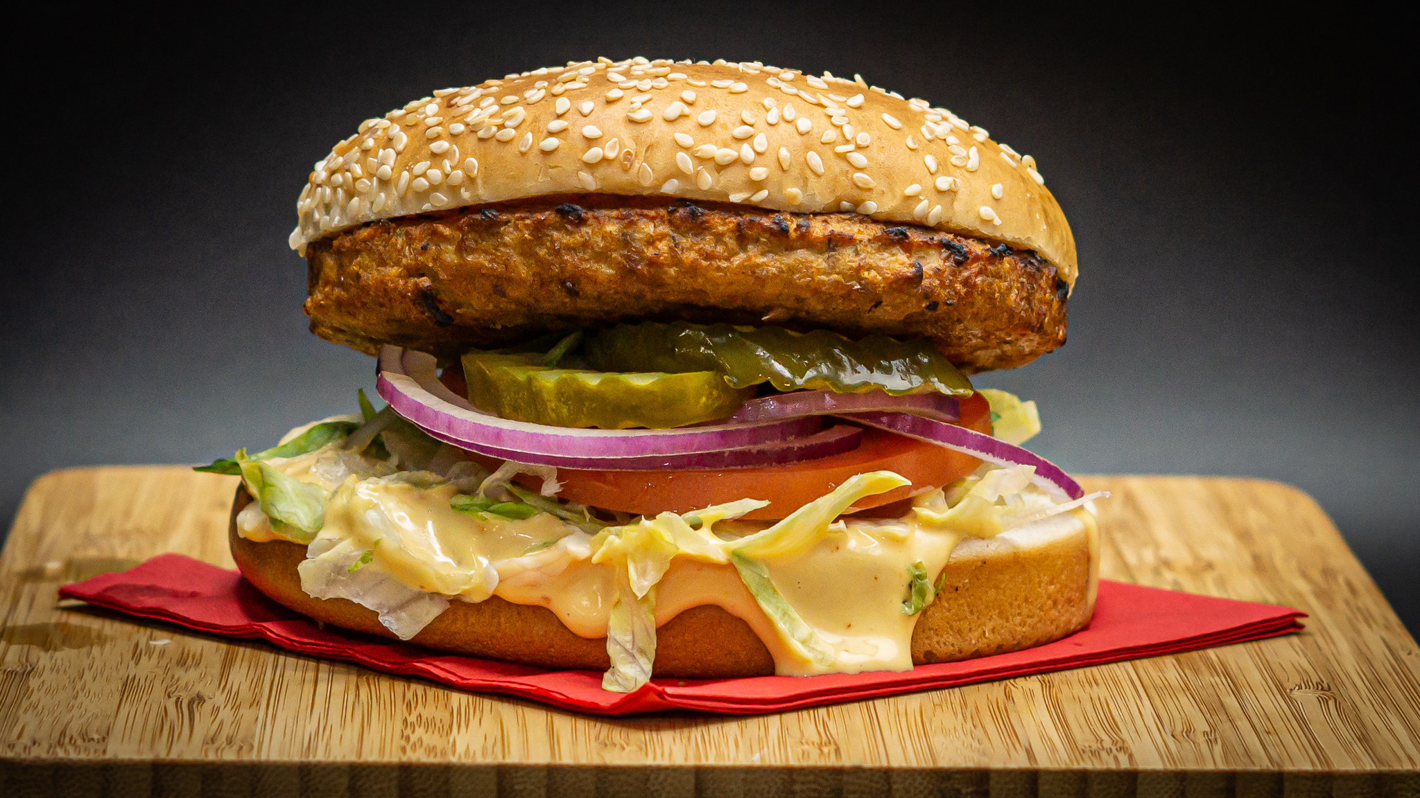 Order Veggie Burger food online from Best Burger store, North Canton on bringmethat.com